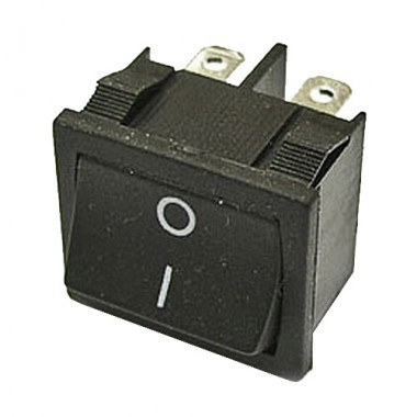 Выключатель клавишный MIRS-201(A)-4C 250V 6A (4с)
