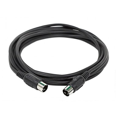 Шнур DIN 5 pin - DIN 5 pin OD5.0мм 1.0м
