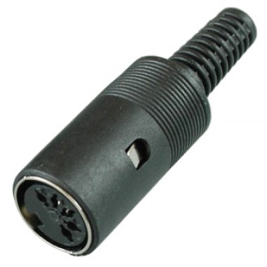 Разъём DIN 5 pin (гн.)  ″колибри″ на кабель