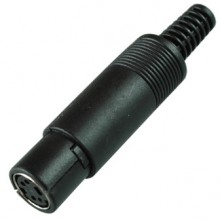 Разъём mini DIN 4 pin (S-VHS) (гн.) на кабель
