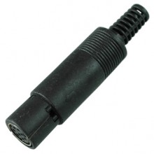 Разъём mini DIN 8 pin (гн.) на кабель