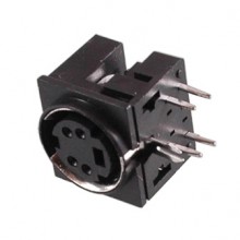 Разъём mini DIN 4 pin (S-VHS) (гн.)  на плату