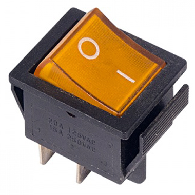 Выключатель клавишный RWB-502 250V 16А (4с)