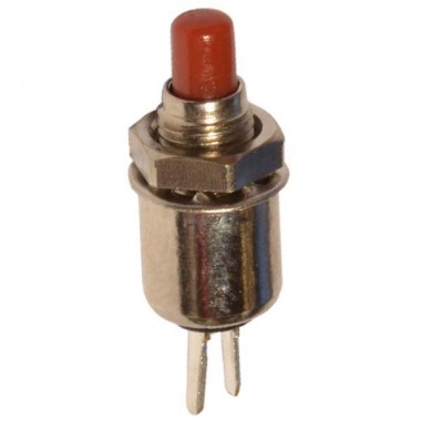 Выключатель-кнопка DS-402 250V 1А (2с), без фиксации