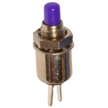 Выключатель-кнопка DS-402 250V 1А (2с), без фиксации