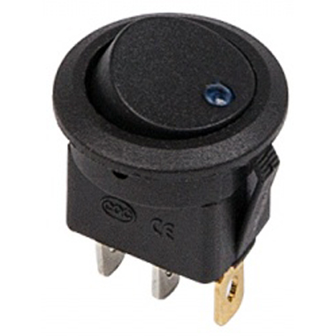 Выключатель клавишный RWB-215 12V 16А (3с)