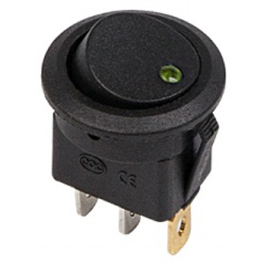 Выключатель клавишный RWB-215 12V 16А (3с)