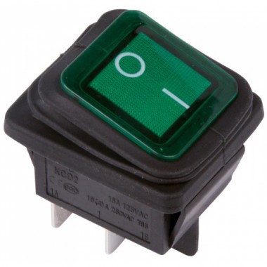Выключатель клавишный RWB-507 250V 15А (4с)