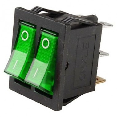 Выключатель клавишный RWB-511 250V 15А (6с)