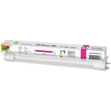 Лампа светодиодная ASD LED-T8R-eco 18Вт GU13 6500К