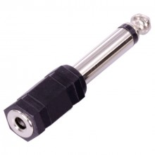 Переходник mini jack 3.5 мм (гн.) mono - jack 6.35 мм (шт.) mono