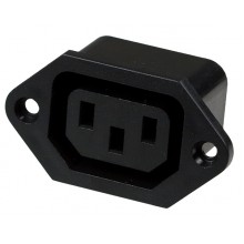 Гнездо сетевое «3 PIN» 250В/10A на корпус