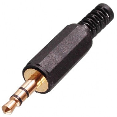Разъём mini jack 3.5 мм (шт.) stereo позолоченный