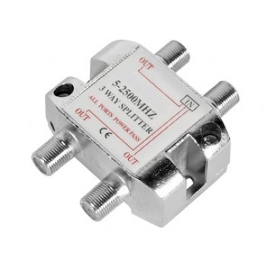 PROCONNECT 3-way splitter 5-2500 МГц под f-разъём