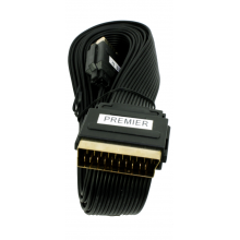 Шлейф SCART-SCART 21PIN 5.0м позолоченный