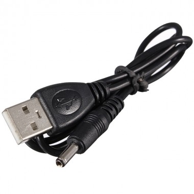 Шнур питания USB A - DC 3.5x1.4мм 0.6м