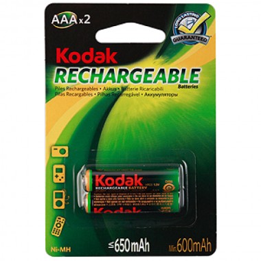 Аккумулятор KODAK Rechargeable R03 (650 mAh)