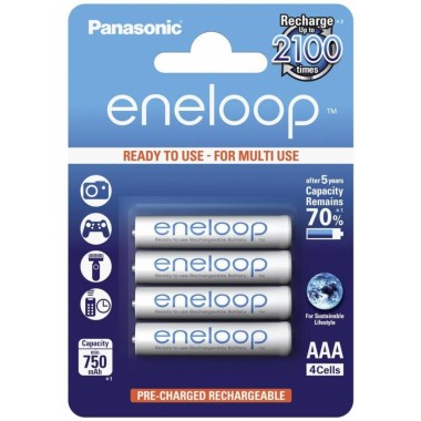Аккумулятор PANASONIC Eneloop BK-4MCCE/4BE (750 mAh)