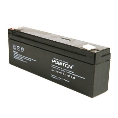 Аккумулятор ROBITON VRLA 12-2.2  (12V, 2.2Ah)