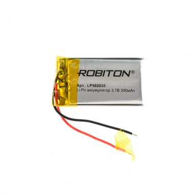 Аккумулятор ROBITON LP502035 (300 mAh)