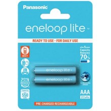 Аккумулятор PANASONIC Eneloop Lite BK-4LCCE/2BE (550 mAh)