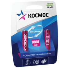 Аккумулятор Космос HR03 (1000 mAh)