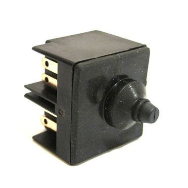 Выключатель-кнопка HY28 250V 5А (6с), без фиксации