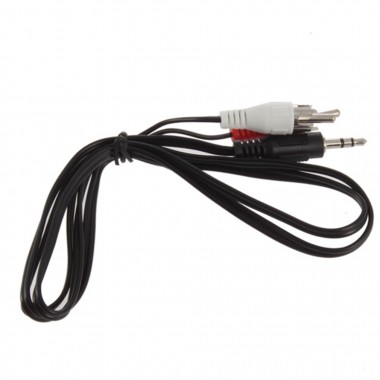 Шнур micro jack 2.5 мм - 2 RCA OD2.6x5.2мм 1.2м