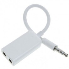 Переходник mini jack 3.5мм - 2F Stereo mini jack 3.5мм