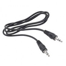 Шнур mini jack 3.5 мм - mini jack 3.5 мм OD4.0мм 0.3м