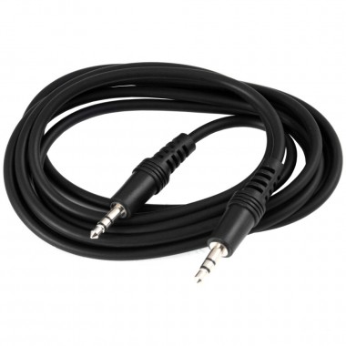 Шнур mini jack 3.5 мм - mini jack 3.5 мм OD4.0мм 1.5м
