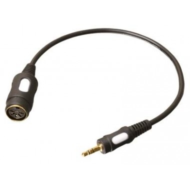 Адаптер mini jack 3.5 мм (шт.) - DIN 5 pin (гн.) OD5.0мм 0.3м