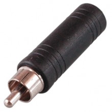 Переходник jack 6.35 мм (гн.) mono - RCA (шт.) Переходник jack 6.35 мм (гн.) mono - RCA (шт.)