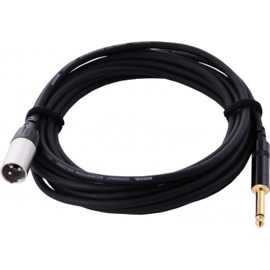Шнур jack 6.35 мм - XLR OD7.0мм 3.0м позолоченный