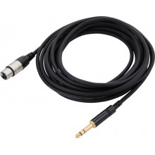 Шнур jack 6.35 мм - XLR OD7.0мм 3.0м позолоченный