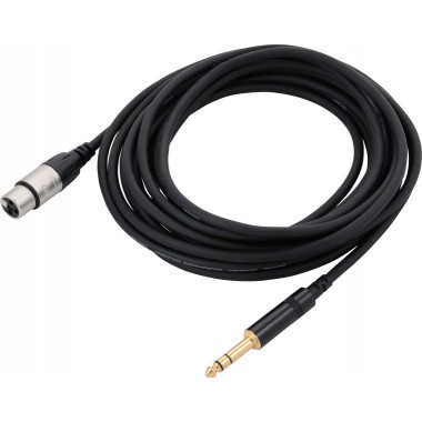 Шнур jack 6.35 мм - XLR OD7.0мм 3.0м позолоченный