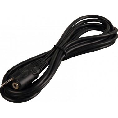Шнур mini jack 3.5 мм - mini jack 3.5 мм OD4.0мм 3.0м позолоченный