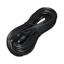 Шнур mini jack 3.5 мм - mini jack 3.5 мм OD4.0мм 10м позолоченный