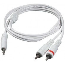 Шнур mini jack 3.5 мм - 2 RCA OD2.6x5.2мм 1.0м