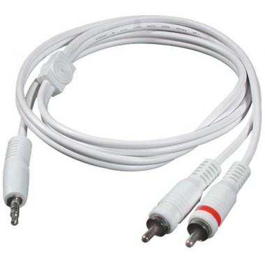Шнур mini jack 3.5 мм - 2 RCA OD2.6x5.2мм 1.0м