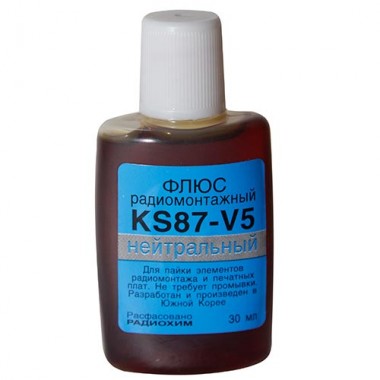 Флюс для пайки РАДИОХИМ KS87-V5, 30 мл