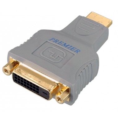 Переходник HDMI(шт.) - DVI-D(гн.) позолоченный