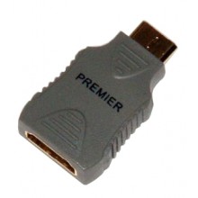Переходник HDMI(шт.) - HDMI(гн.)  позолоченный