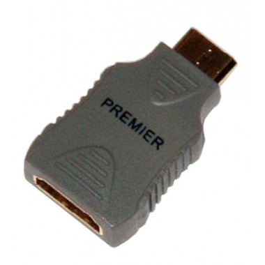 Переходник HDMI(шт.) - HDMI(гн.)  позолоченный