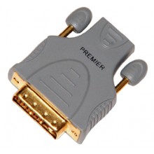 Переходник DVI-D(шт.) - HDMI(гн.) позолоченный