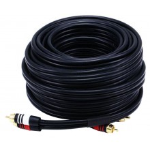 Шнур 2 RCA - 2 RCA OD4.0x8.0мм 15.0м позолоченный Шнур 2 RCA - 2 RCA OD4.0x8.0мм 15.0м позолоченный
