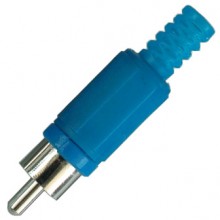 Разъём RCA (шт.) на кабель, синий