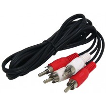 Шнур 2 RCA - 2 RCA OD2.6x5.2мм 3.0м