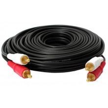 Шнур 2 RCA - 2 RCA OD3.5x7.0мм 7.0м позолоченный