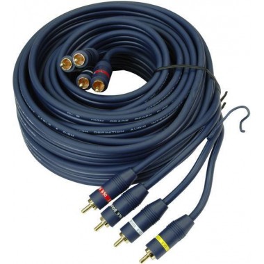 Шнур 4 RCA - 4 RCA OD10.0мм 5.0м с жилой управления